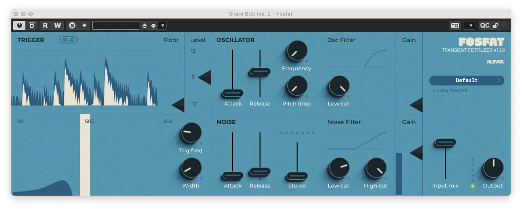 Fosfat plugin settings